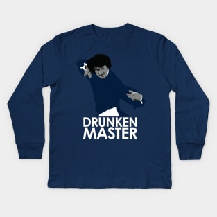 Drunken Master Kids Long Sleeve T-Shirt